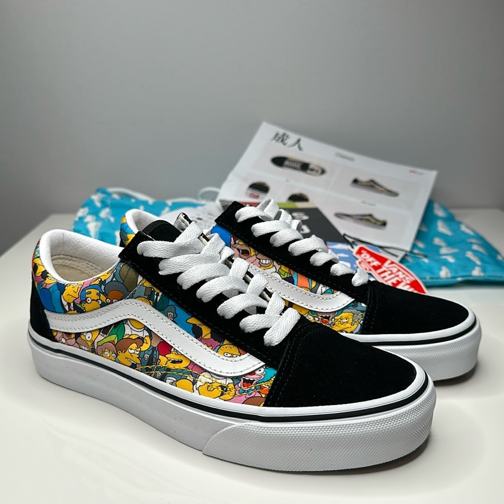 RARE NWT The Simpsons x Vans Customs Old Skool PT Sneakers Shoes